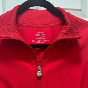Cherokee XXL Infinity Women's Red Scrub or Casual Jacket